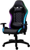 Mahmayi C1583 RGB Gaming Chair with PU Leatherette Black