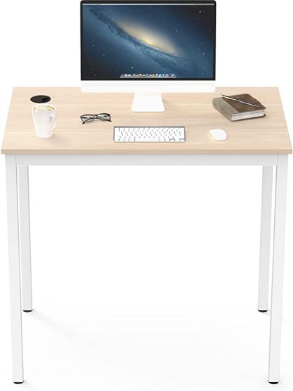 Eureka OD0034-WA 80x50 Home & Office Desk - Walnut & White