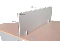 Deler 120 Silver Wood Divider Panel