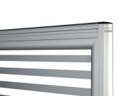 Dela GT20 160 Height Glass 120x60 L Shape Partition Workstation-Panel Concept White