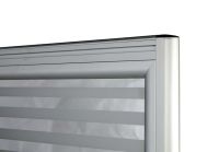 Dela GT20 160 Height Glass 120x60 Cross Shape Partition Workstation-Panel Concept White