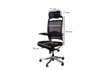 Mahmayi 068 High Back Ergonomic Mesh Chair For Home Office, Conference Room, Meeting Room - Black