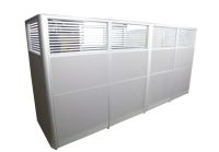 Enva GT60 160 Height Glass 160x120 T Partition Workstation-Panel Concept Oak