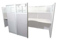 Enva GT60 160 Height Glass 160x120 T Partition Workstation-Panel Concept White