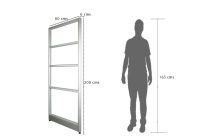Enva GT60 200 Height Full Glass 60 Width Aluminium Office Partition Panel
