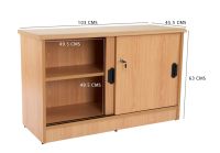 Bess 180 L Office Desk-Cabinet with Mobile Drawers