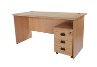 Bess 160 Office Desk with Mobile Drawers