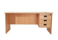 Bess 160 Office Desk with Fixed Drawers