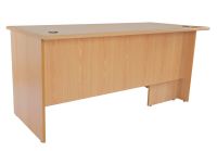 Bess 160 Plain L Office Desk with Fixed Drawers