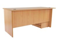 Bess 160 L Office Desk-Cabinet with Fixed Drawers