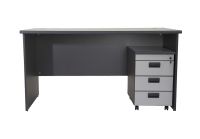 Grigio 120 Office Desk with Mobile Drawers