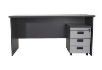 Grigio 140 Office Desk with Mobile Drawers