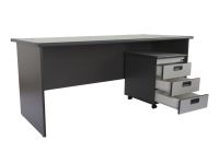 Grigio 180 Office Desk with Mobile Drawers