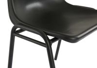 Cosmo D024A Stackable Chair Black