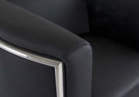 Divano 2385 Single Seater Sofa Black PU