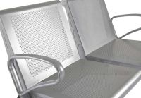 Banco HF 2 Seater Metal Bench
