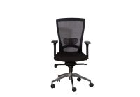 SleekLine 1601B Medium Back Ergonomic Mesh Chair Black