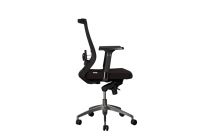 SleekLine 1601B Medium Back Ergonomic Mesh Chair Black