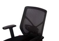 Sleekline 1651A Low Back Chair Black Mesh