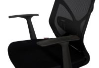 Sleekline 1651C Visitors Chair Black Mesh