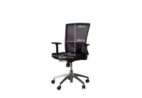 SleekLine 1710 Medium Back Ergonomic Mesh Chair Black