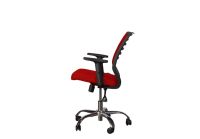 Sleekline 1610 Low Back Chair Red Mesh