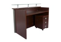 Vetel R07-14 Modern Reception Desk Apple Cherry