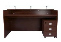 Vetel R07-18 Modern Reception Desk Apple Cherry