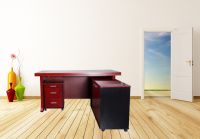 Zelda N20-16 Traditional Veneer Executive Desk