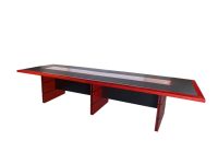 Zelda N31E-36 Conference Table Red Mahogany