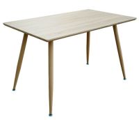 Mahmayi TJ HYT17 Oak Rectangle Table with Quad Leg base - 120cm