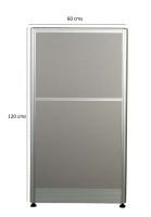Enva GT60 120 Height Fabric 60 Width Aluminium Office Partition Panel
