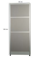 Enva GT60 160 Height Fabric 60 Width Aluminium Office Partition Panel