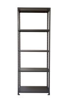 Stahl Slotted Angle Shelving Grey