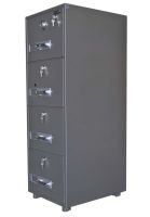 SecurePlus 680-4DK 4 Drawer Fire Filing Cabinet 300Kgs