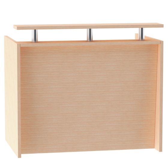 Mahmayi Stylish R06 Office Desk with Drawers For All Purpose-Conference Rooms, Meeting Rooms, Counters. (Oak-120CM)