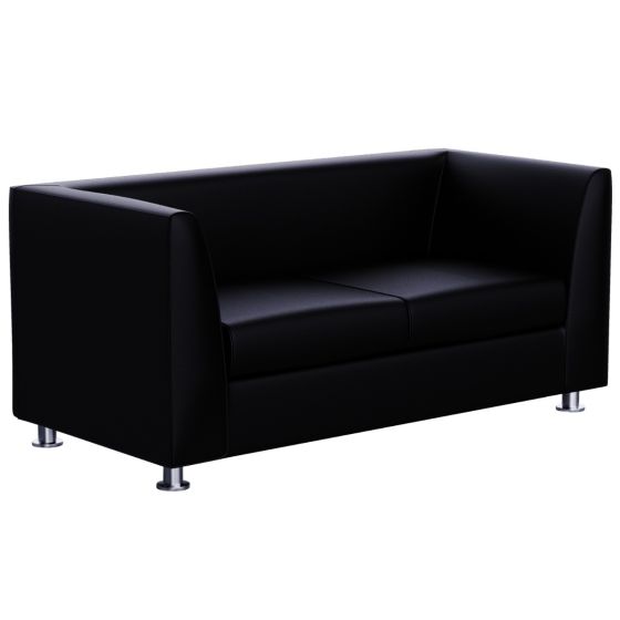 Mahmayi 679 Double Seater PU Sofa - Black