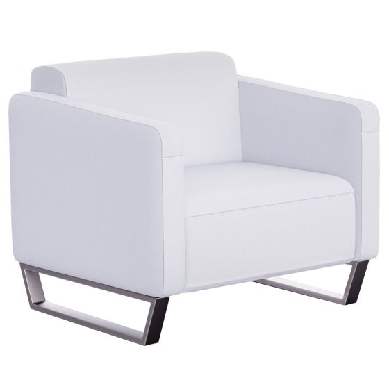Mahmayi 2850 Single Seater PU Sofa - White