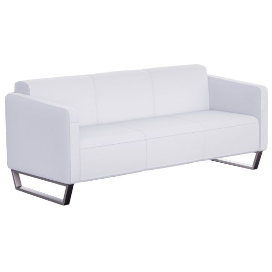 Mahmayi 2850 Three Seater PU Sofa - White