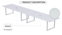 Vorm 136-48 12 Seater White Conference-Meeting Table