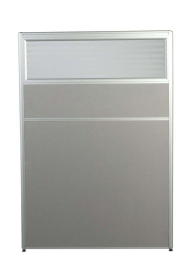 Dela GT20 120 Height Glass 80 Width Aluminium Office Partition Panel