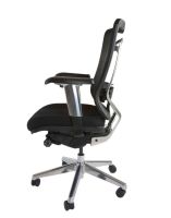 Stoel 97726 Medium Back Ergonomic Mesh Chair Black