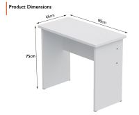 Mahmayi White ST Study Table for Home Schools 90 cm