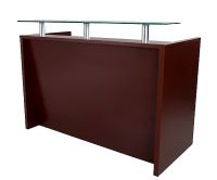 Harrera R06-14 Modern Reception Desk Apple Cherry