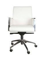 Tuoli 9434L Executive Low Back Chair White PU