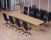 Mahmayi Stylish Conference Table for Office, Office Meeting Table, Conference Room Table (Coco Bolo, 360)