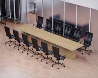 Mahmayi Stylish Conference Table for Office, Office Meeting Table, Conference Room Table (Coco Bolo, 480)