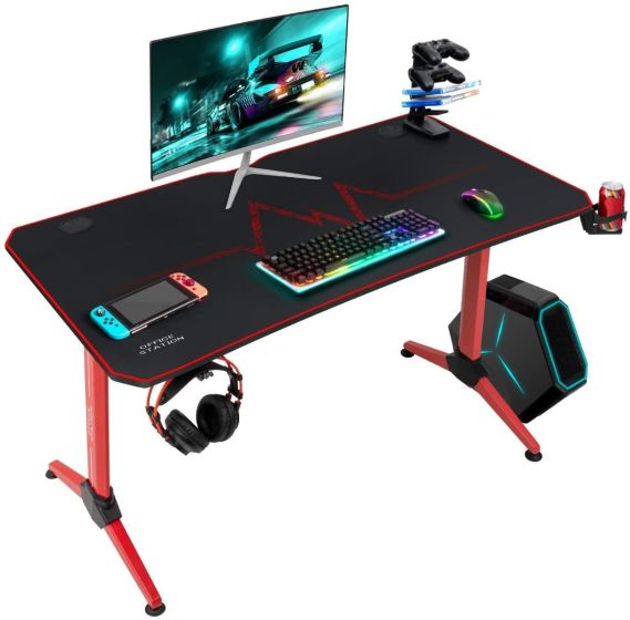 ContraGaming by Mahmayi YK MY1160 Gaming Desk Red with K552 Red Gaming Keyboard Combo