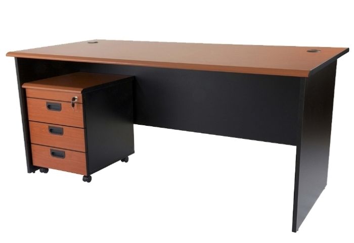 Silini 180 Office Desk with Mobile Drawers