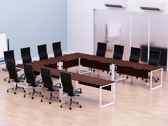 Vorm 136-14 12 Seater Apple Cherry U-Shaped Conference-Meeting Table